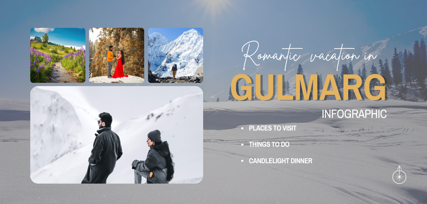 Infographic - Take a romantic stroll in the beautiful valleys of Gulmarg